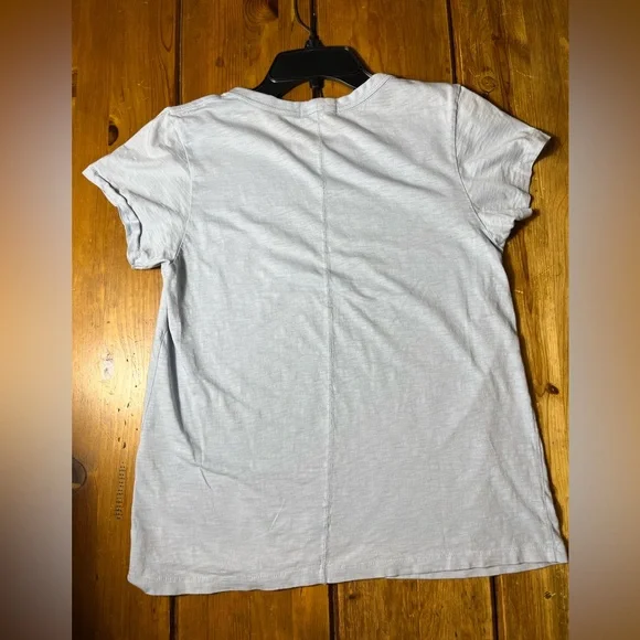 rag & bone Pale Blue Short-Sleeve Crewneck Tee - Picture 4 of 4